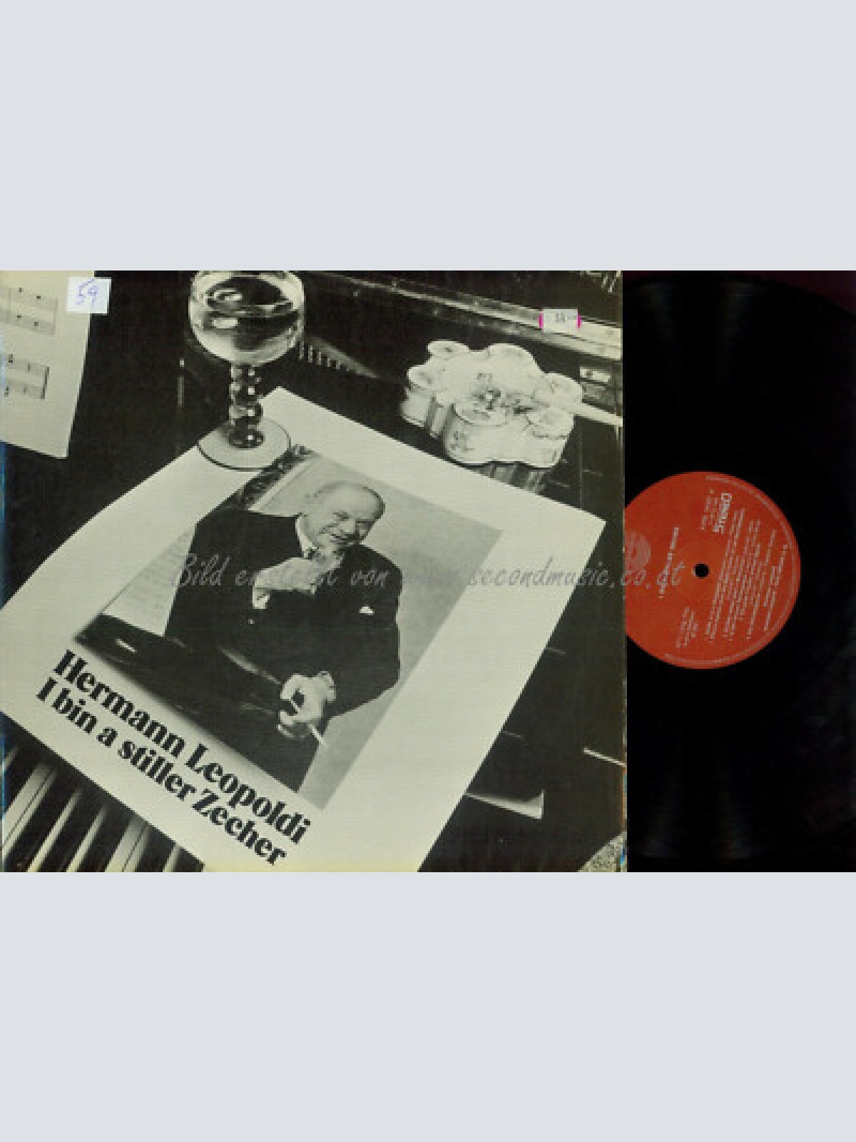 LP--  Hermann Leopoldi  I Bin A Stiller Zecher