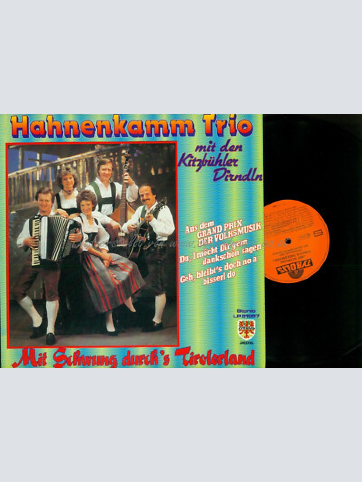 LP-- Hahnenkamm Trio Mit Schwung durch's Tirolerland