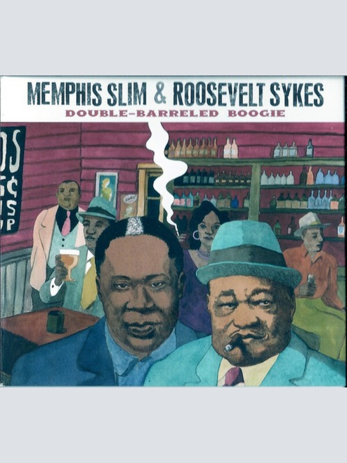 CD, Album, RE, Dig Memphis Slim & Roosevelt Sykes - Double-Barreled Boogie