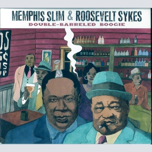 CD, Album, RE, Dig Memphis Slim & Roosevelt Sykes - Double-Barreled Boogie