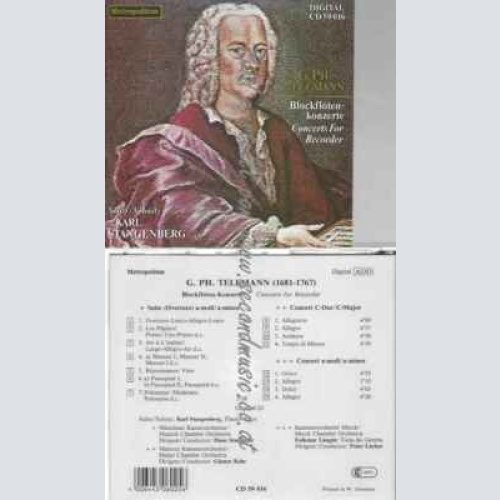 CD--Karl Stangenberg,  --Blockflötenkonzerte - Concerts for Recorder