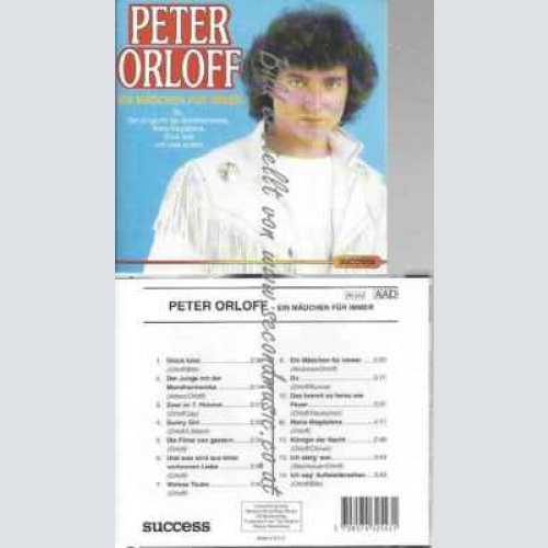 CD--Peter Orloff--Ein Mädchen für immer