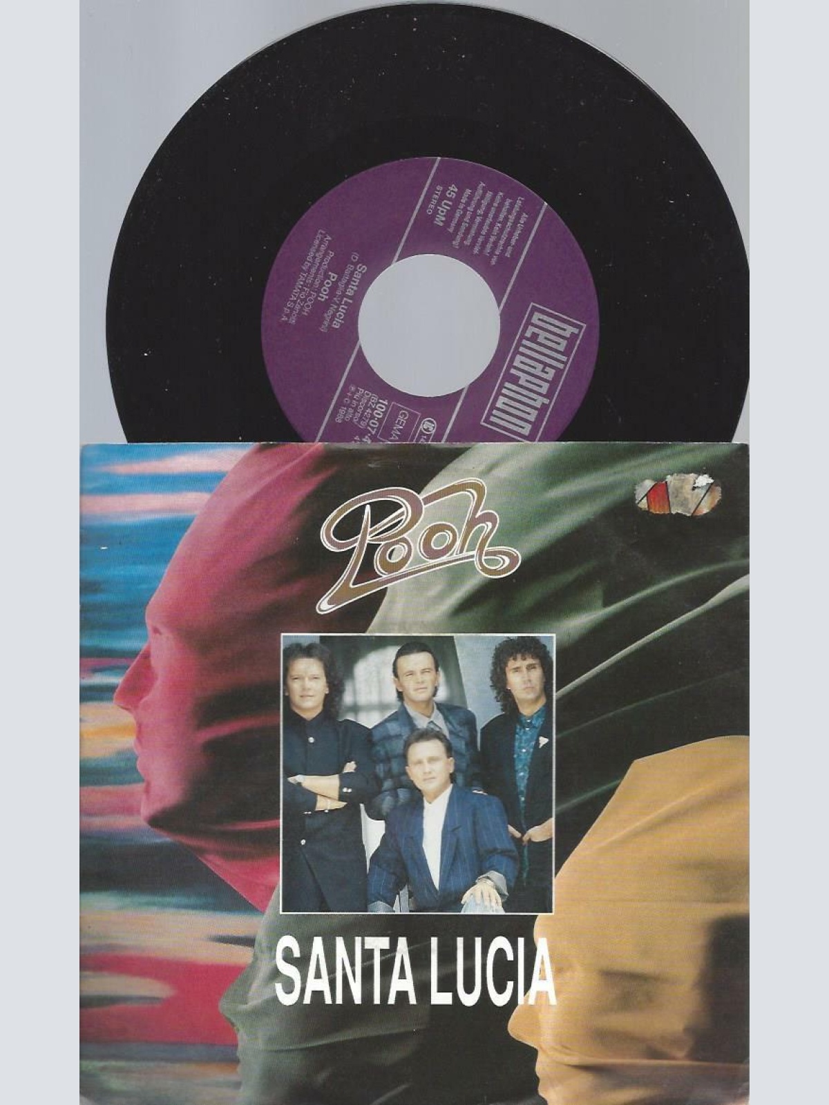 7"     Pooh  Santa Lucia