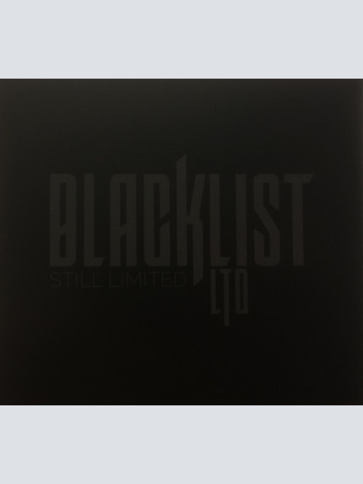CD, Album Blacklist Ltd. - Still Limited