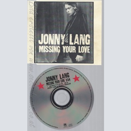 CD--JONNY LANG--MISSING YOUR LOVE --PROMO