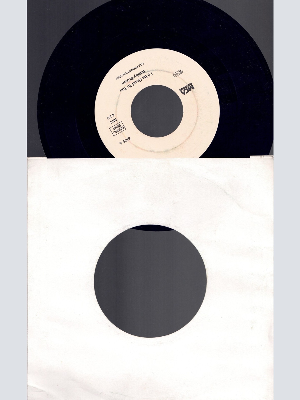 7" Bobby Brown   I'll be good to you   Promo