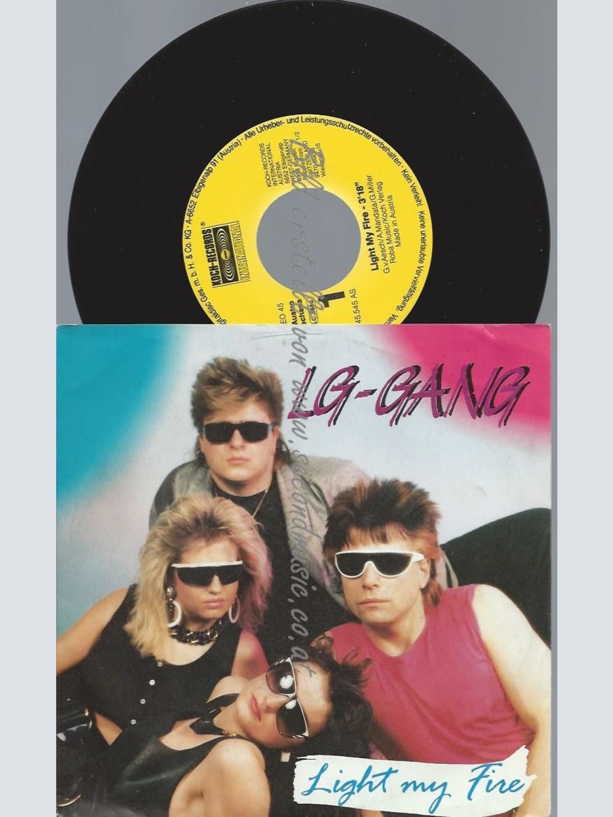 7"    LG-Gang – Light My Fire