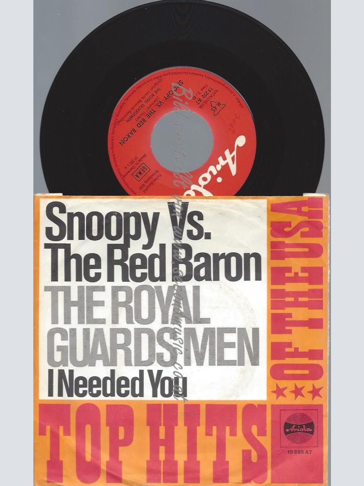 7"   The Royal Guardsmen  Snoopy Vs. The Red Baron