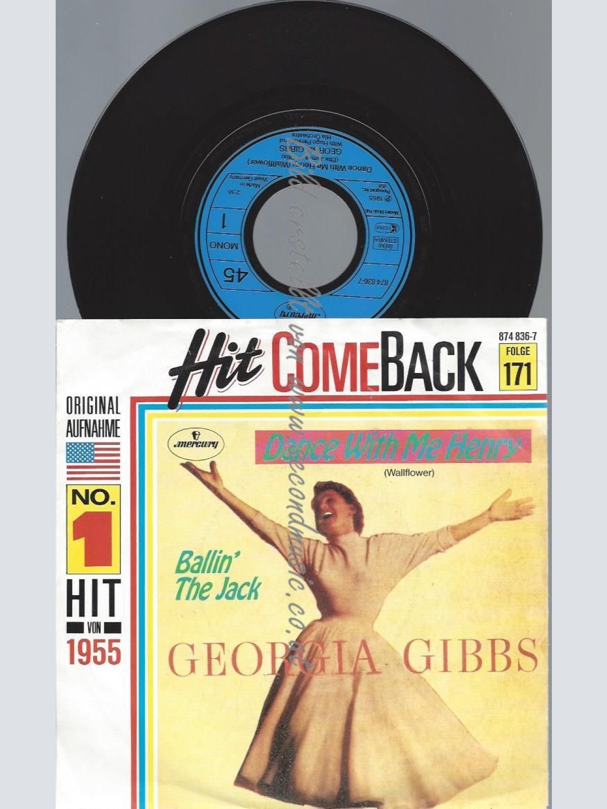 7" GEORGIA GIBBS DANCE WITH ME