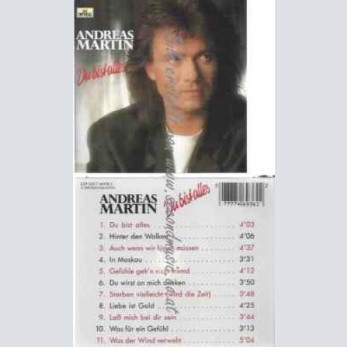 CD--Andreas Martin--Du bist alles