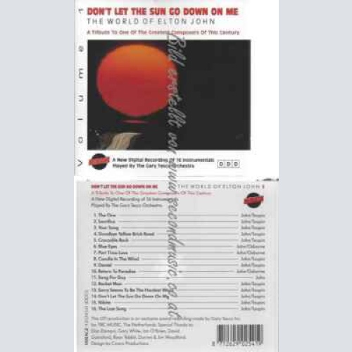 CD-- Don't Let the Sun Go Down On Me; The World of Elton John (Volume 1)