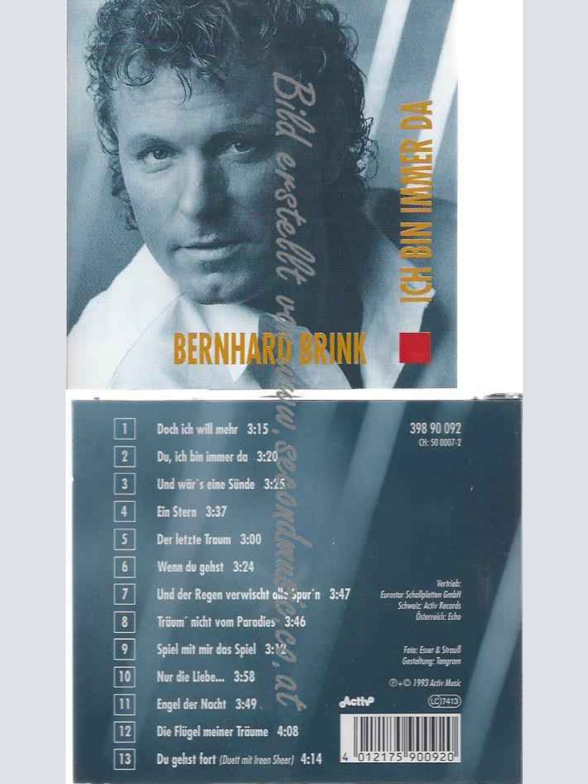 CD--Bernhard Brink | --Ich bin immer da