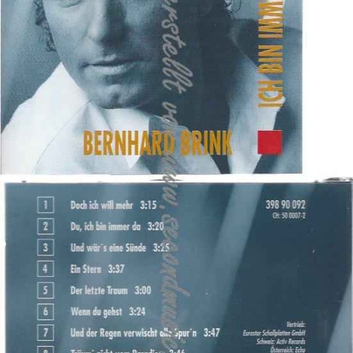 CD--Bernhard Brink | --Ich bin immer da