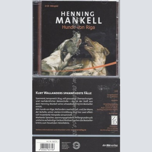 CD--HUNDE VON RIGA--DER MANN DER LÄCHELTE/ HENNING MANKELL--HUNDE