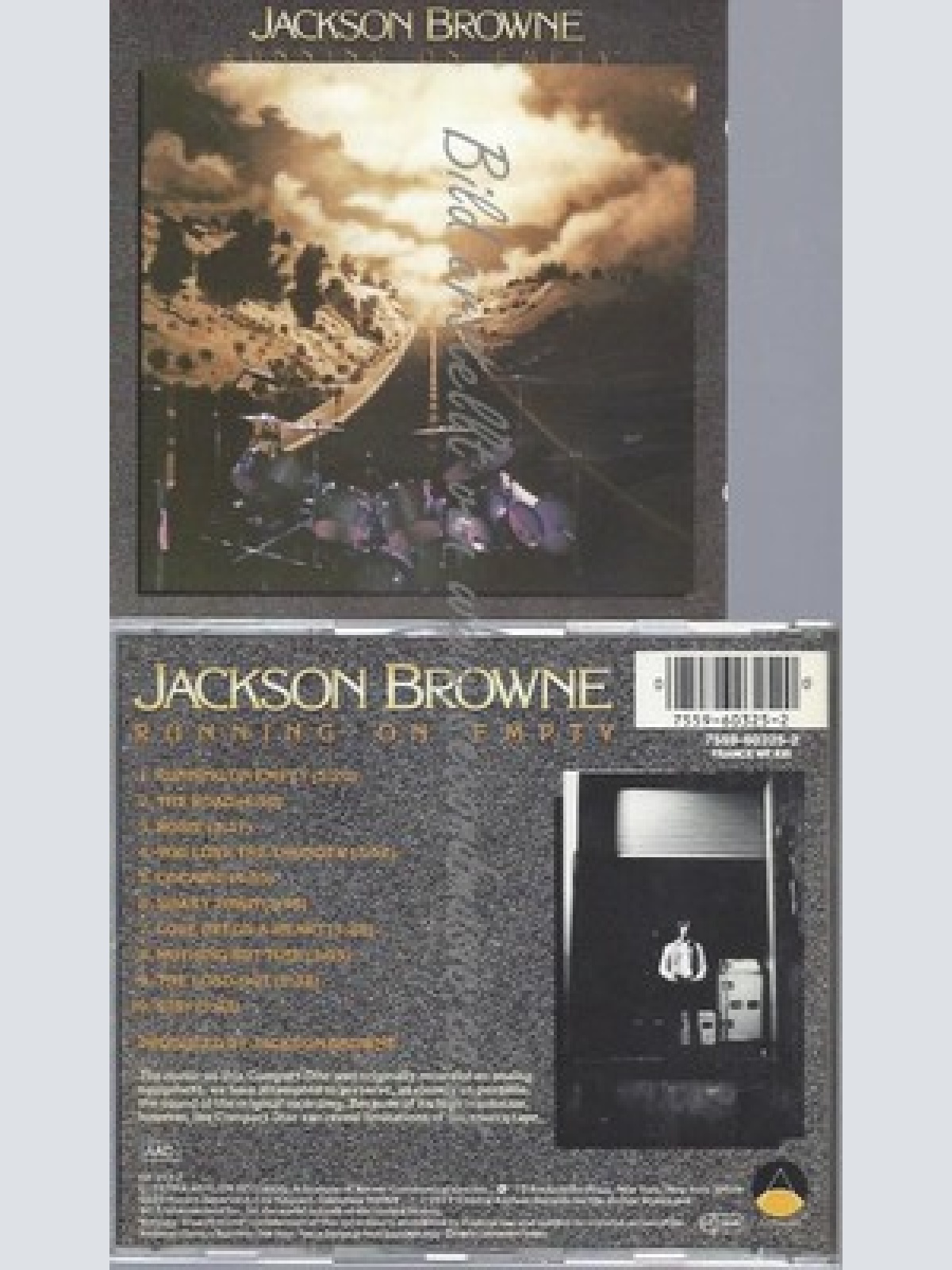 CD--JACKSON BROWNE--RUNNING ON EMPTY