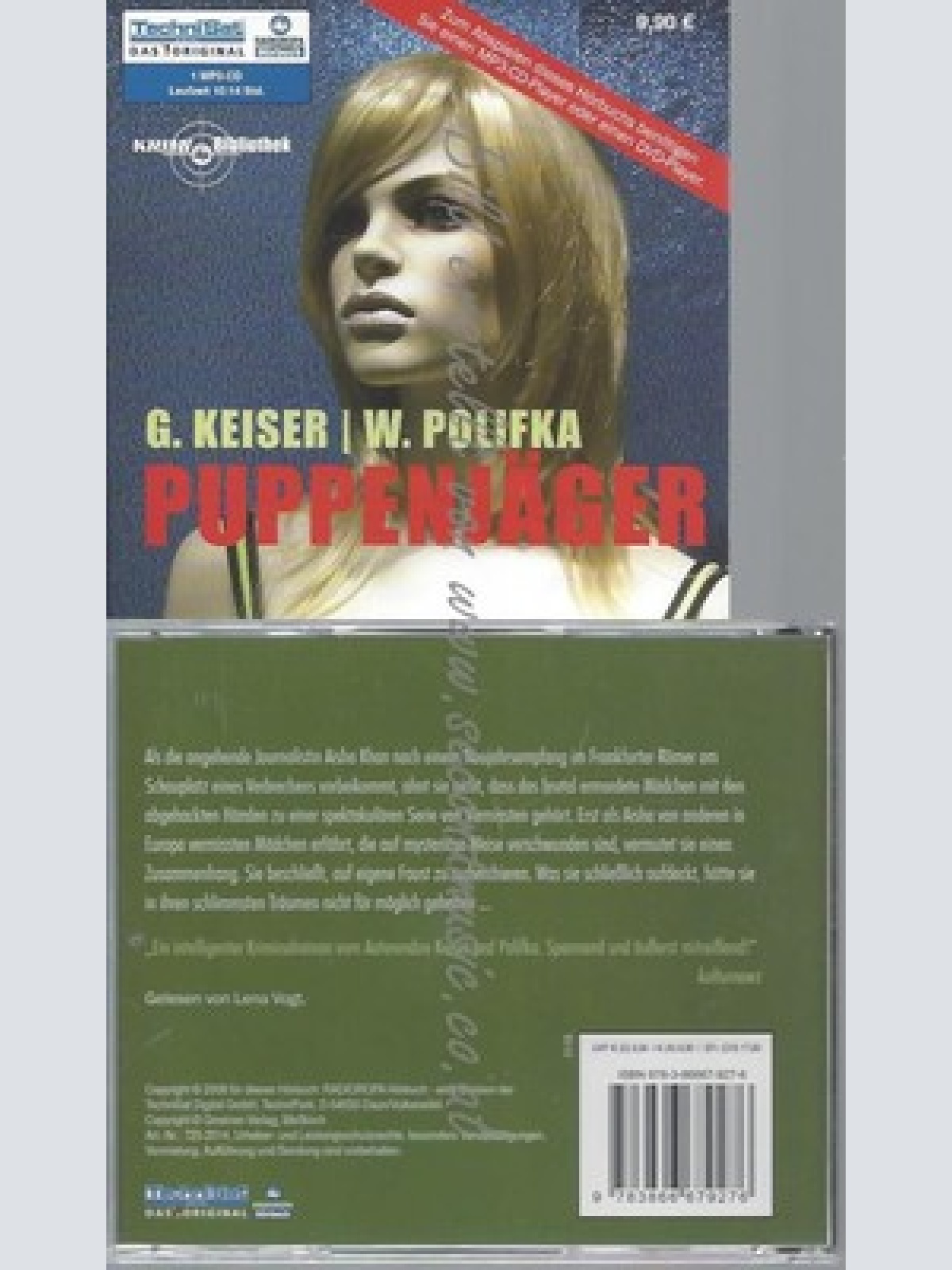 CD--GABRIELE KEISER UND WOLFGANG POLIFKA--PUPPENJÄGER -UNGEKÜRZTE LESUNG AUF 1 M