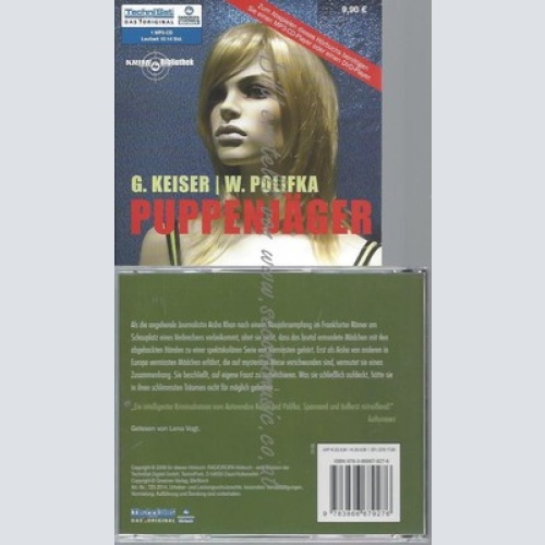 CD--GABRIELE KEISER UND WOLFGANG POLIFKA--PUPPENJÄGER -UNGEKÜRZTE LESUNG AUF 1 M
