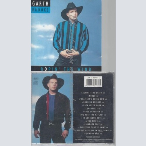 CD--GARTH BROOKS--ROPIN' THE WIND