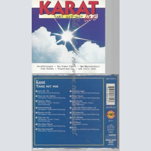 CD--KARAT--TANZ MIT MIR-LIVE