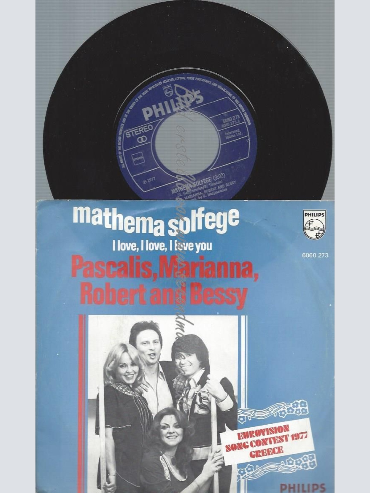 7"  Pascalis Marianna, Robert And Bessy   Mathema Solfege