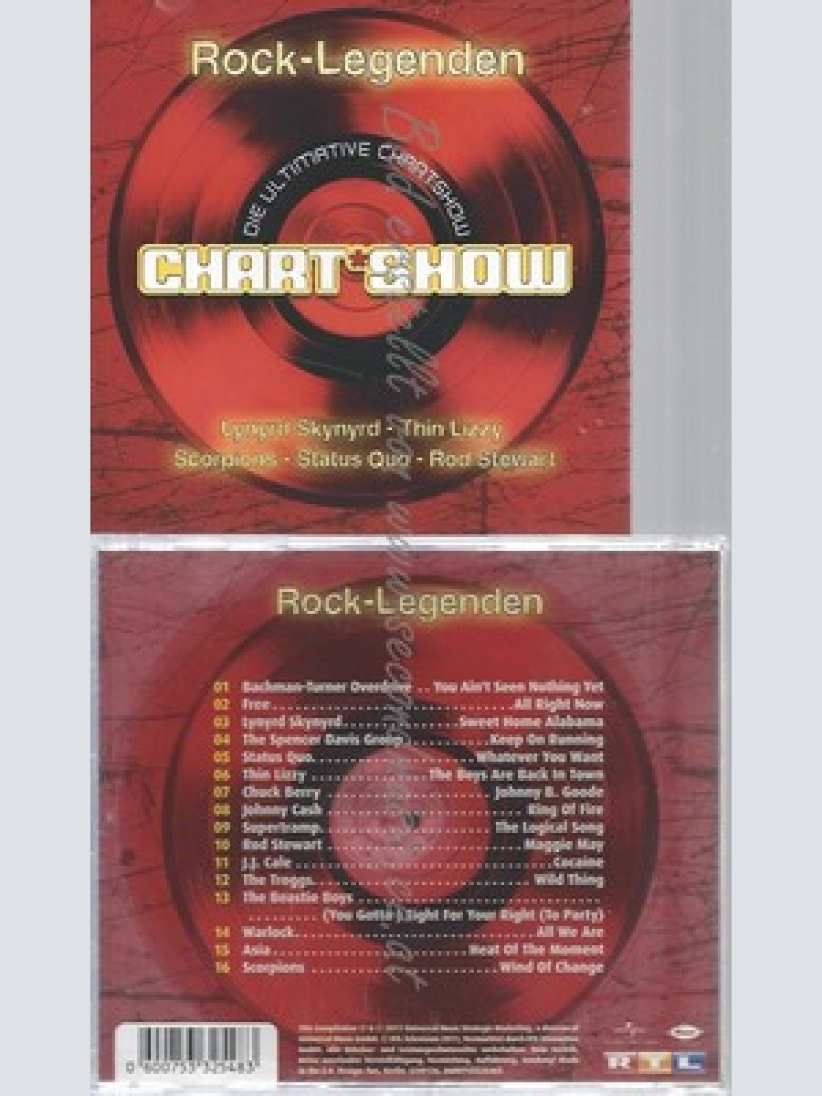 CD--CHART SHOW-ROCK-LEGENDEN--DIE ULTIMATIVE CHART SHOW - ROCK LEGENDEN