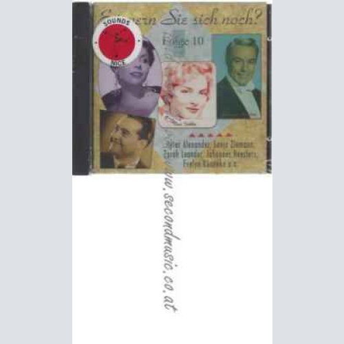 CD--Erinnern Sie sich noch 10 --Peter Alexander, Franzl Schier,