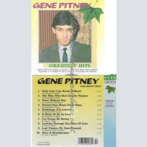 CD--Gene Pitney--Greatest hits ( tracks, on Evergreen)