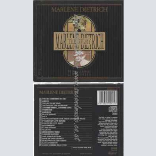 CD--Marlene Dietrich--Marlene Dietrich The Story Dejavu