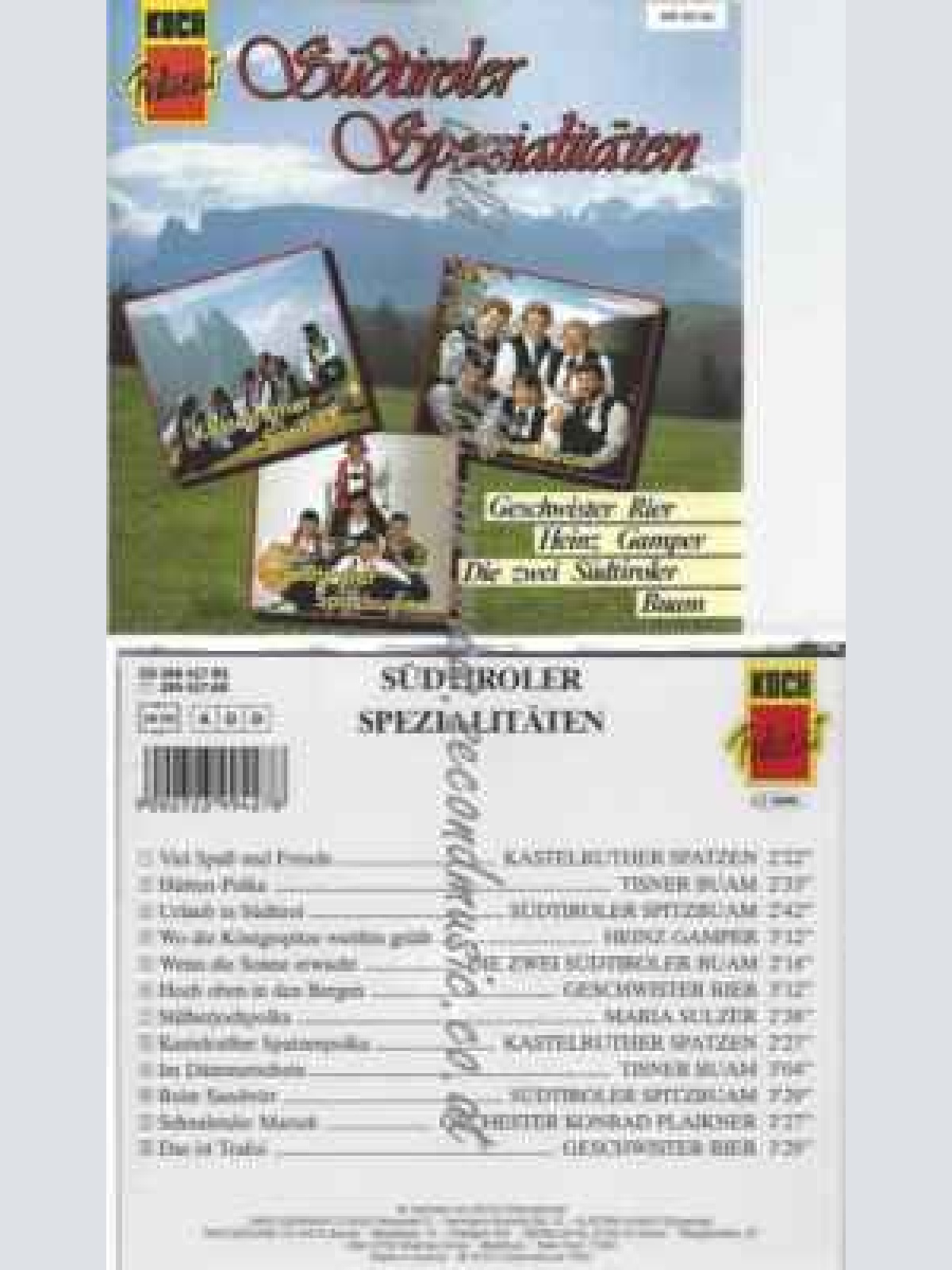 CD--Various | --Südtiroler Spezialitäten