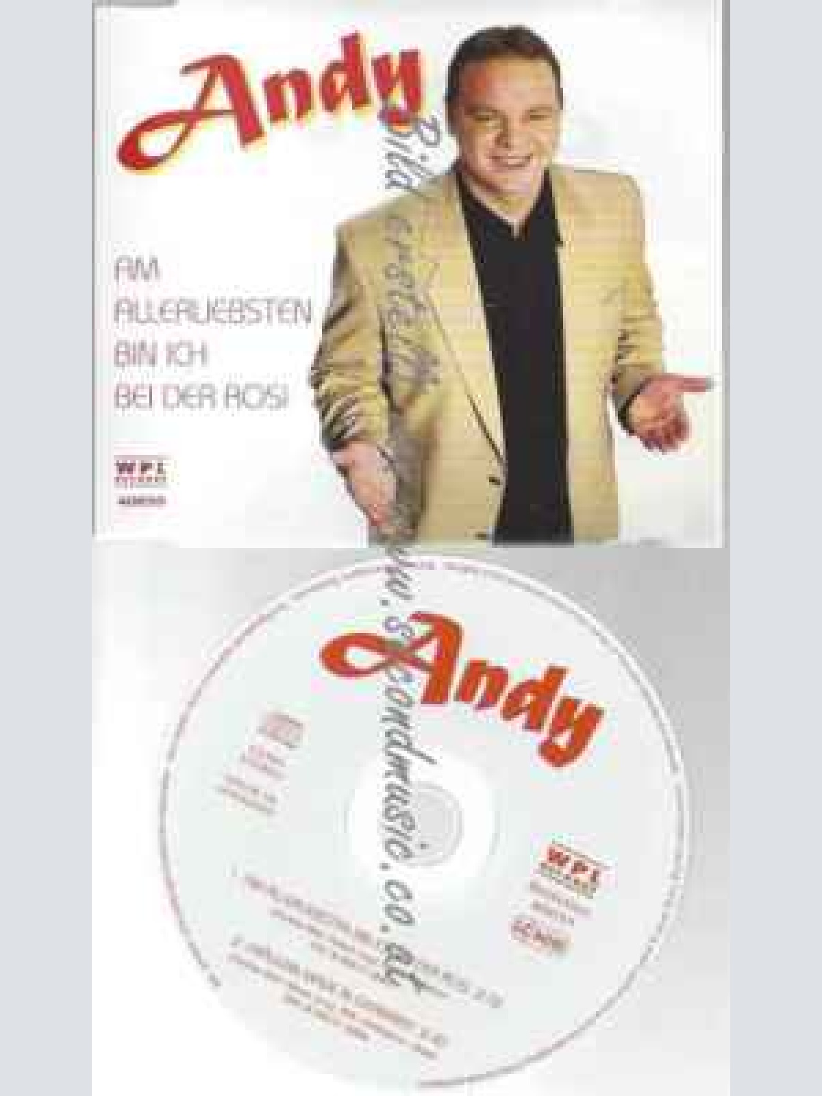 CD--Andy--Am Allerliebsten Bin Ich Bei der Rosi