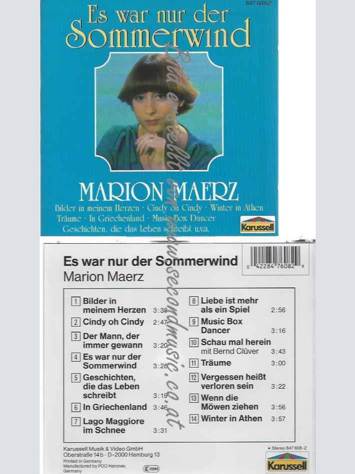 CD--Marion Maerz--Es war nur der Sommerwind