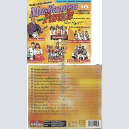 CD--Various | --Volkst.Musikanten Parade Fo.16