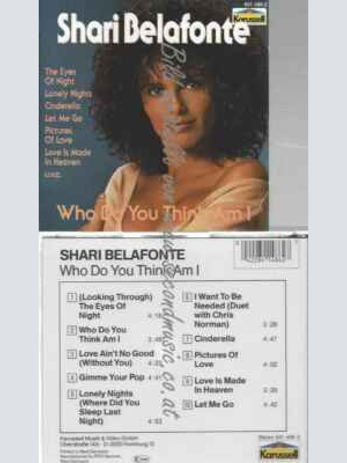 CD--Shari Belafonte--Who do you think am I
