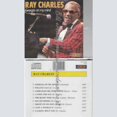 CD--Ray Charles--Georgia on my mind
