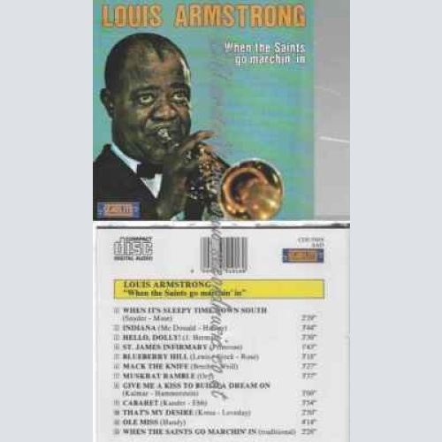 CD--Louis Armstrong--When The Saints Go Marching In (
