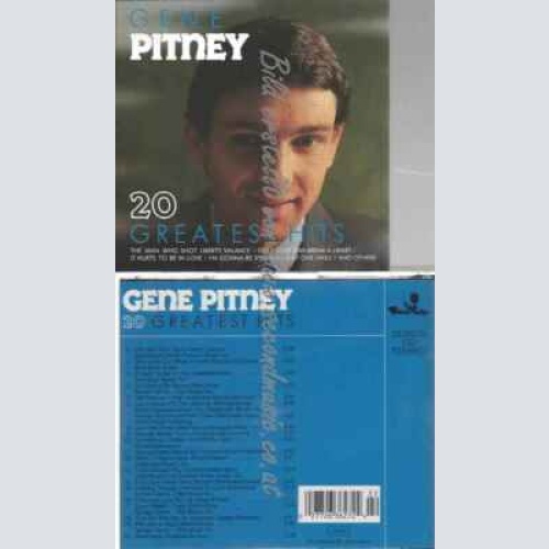 CD--Gene Pitney-- Greatest hits