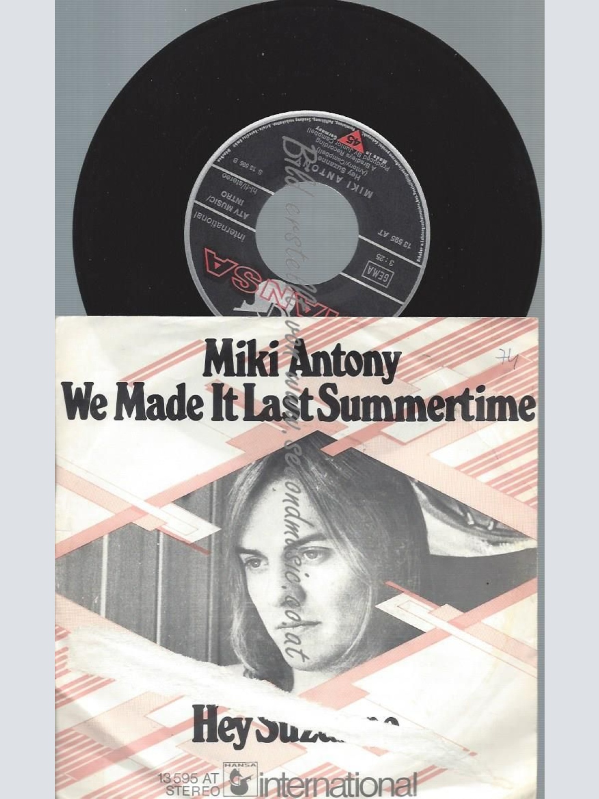 7"  Miki Antony – We Made It Last Summertime