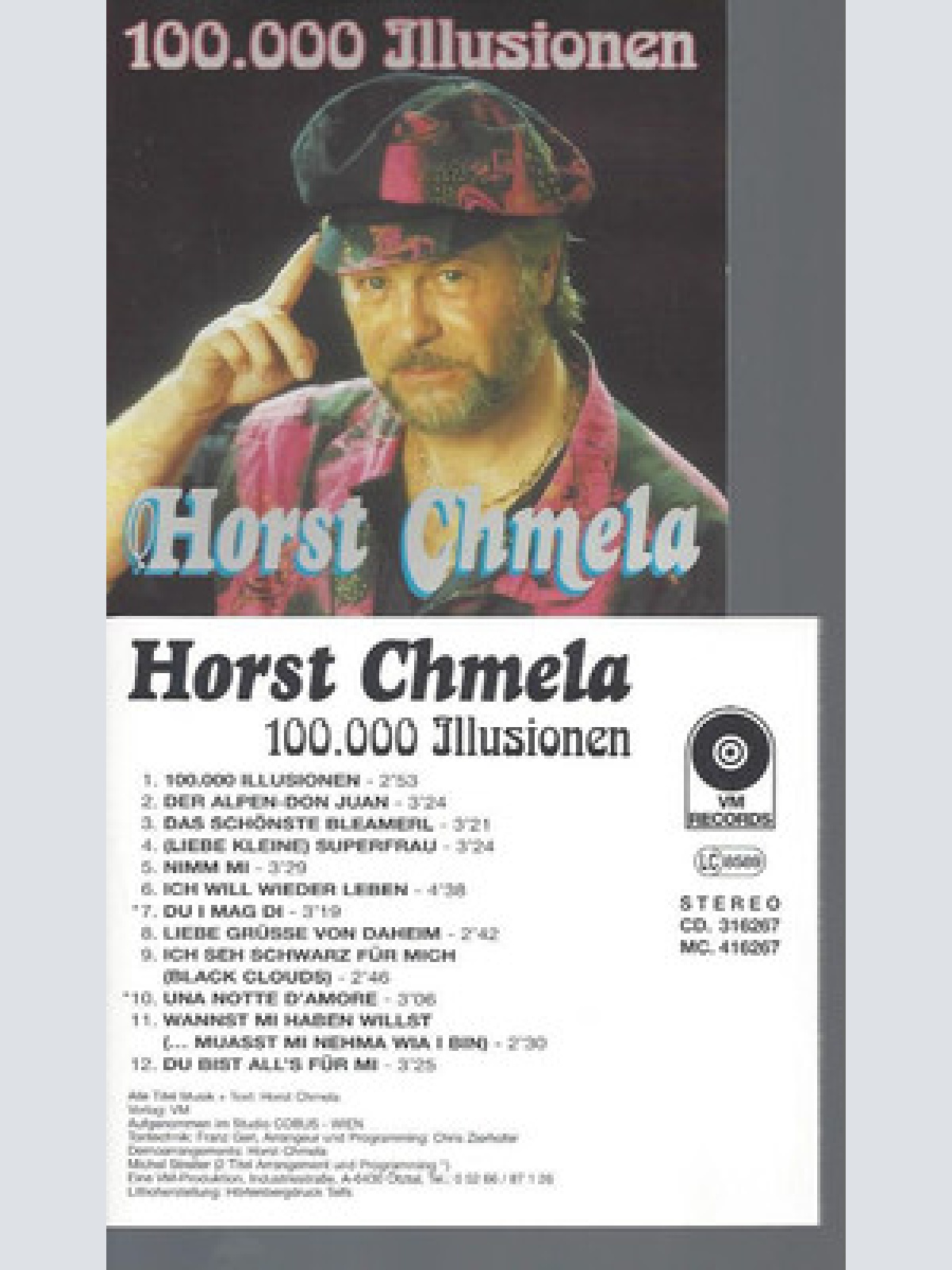 CD- HORST CHMELA 100000 ILLUSIONEN