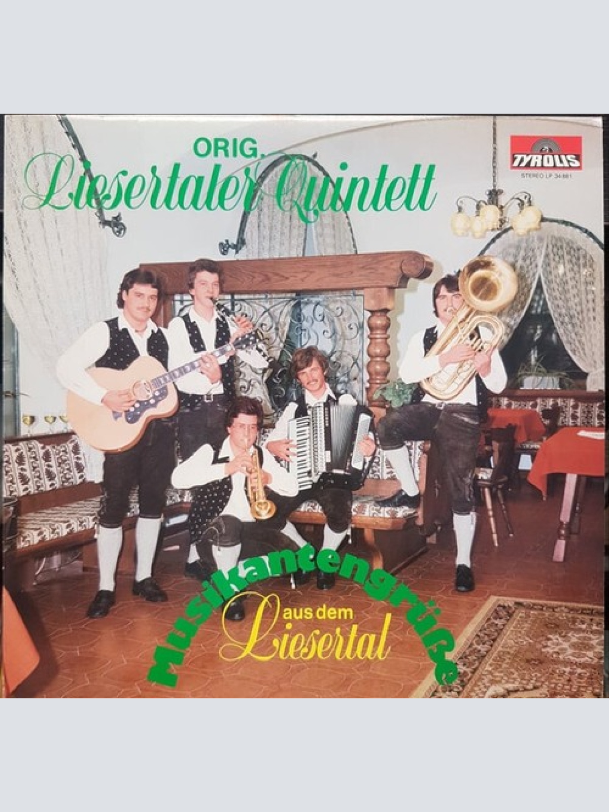 LP Original Liesertaler Quintett - Musikantengrüße Aus Dem Liesertal