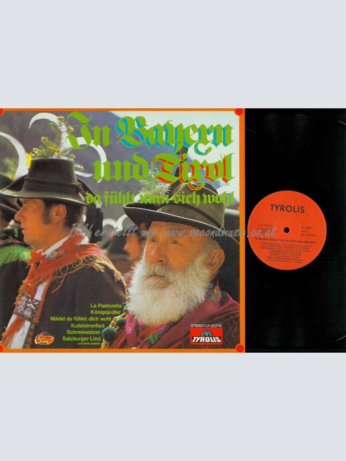LP--In Bayern und Tirol da fühlt man sich wohl   // NM