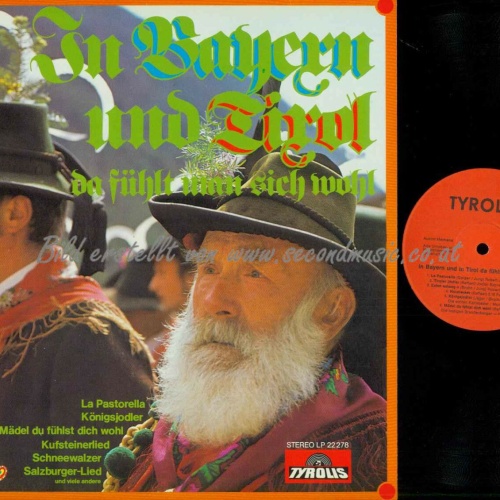 LP--In Bayern und Tirol da fühlt man sich wohl   // NM