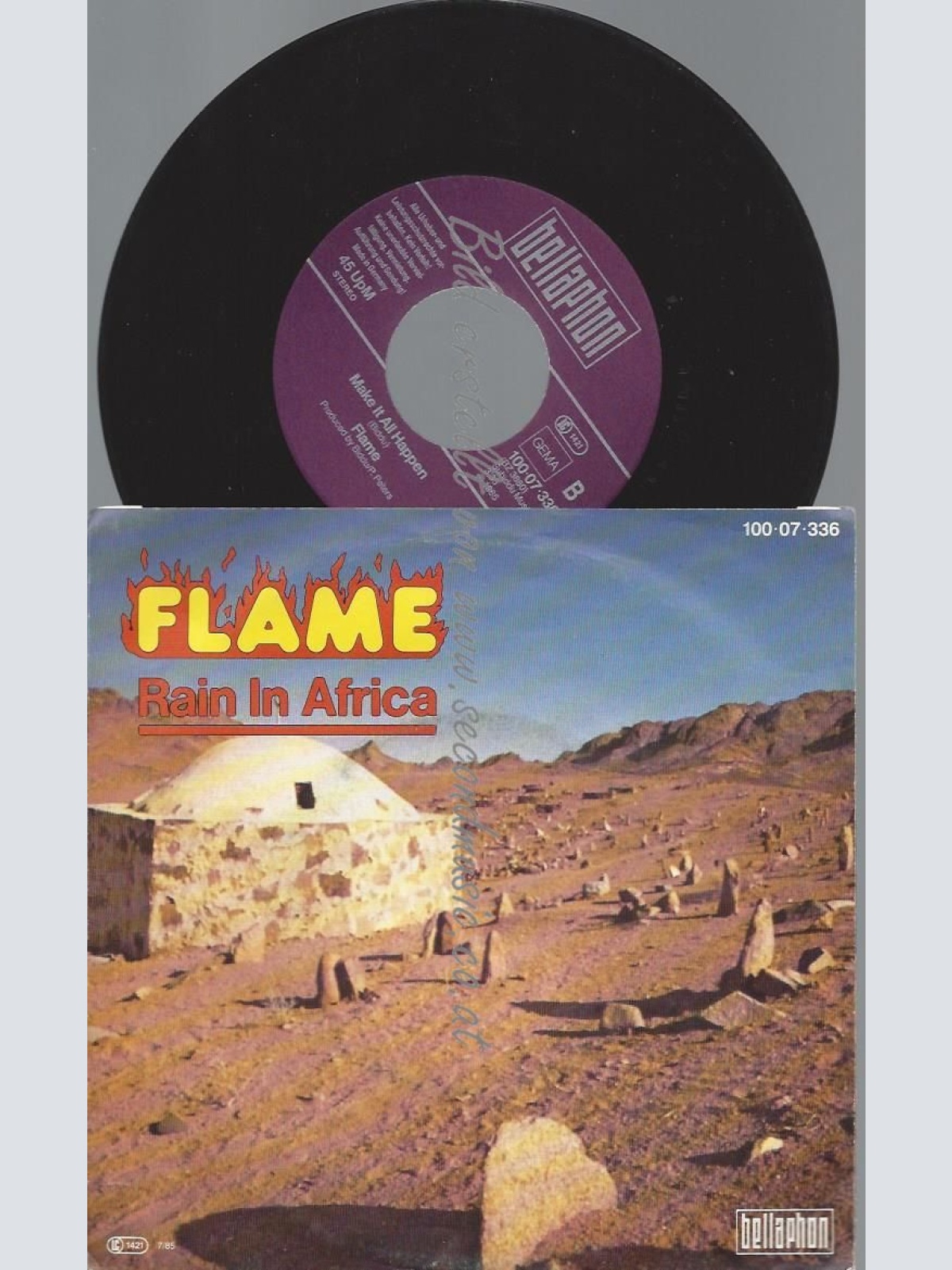 7" Flame    Rain In Africa