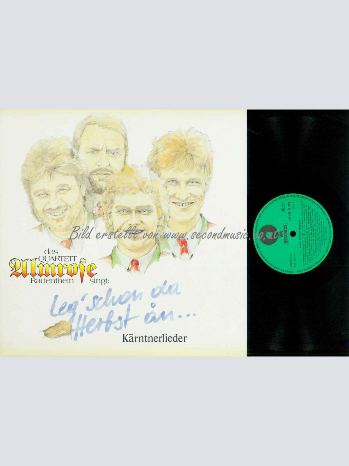 LP-- Quartett Almrose Radenthein – Leg' Schon Da Herbst An   /NM
