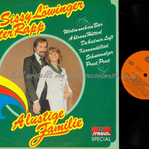 LP-- Sissy Löwinger Peter Rapp -- A Lustige Familie   /NM