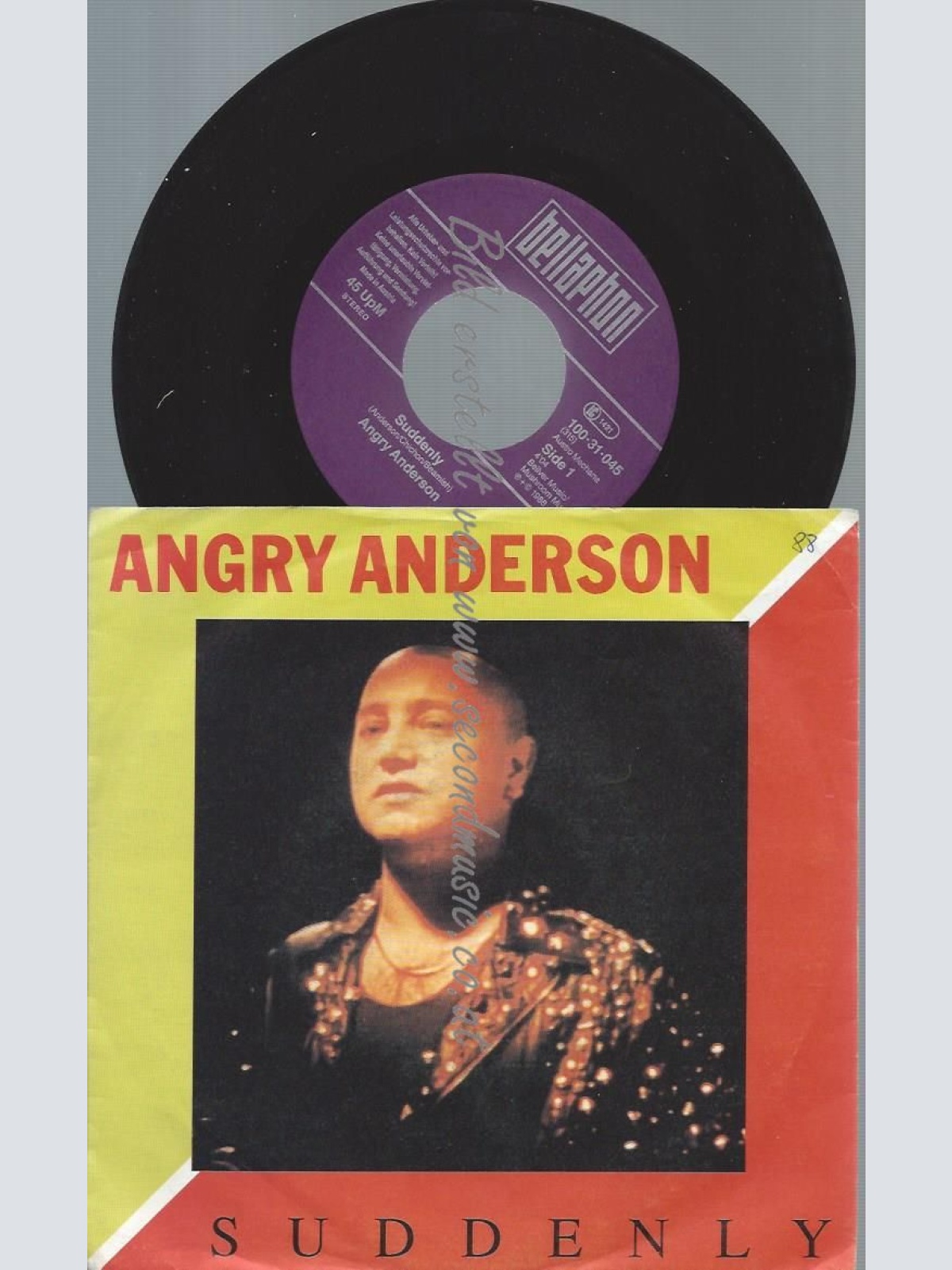 7"  Angry Anderson  Suddenly