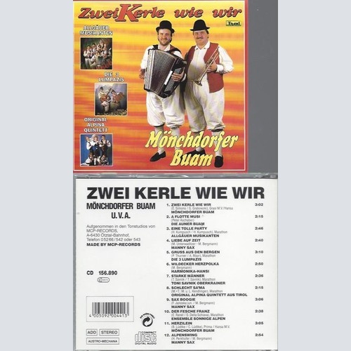 CD   Zwei Kerle wie wir von Mönchdorfer Buam