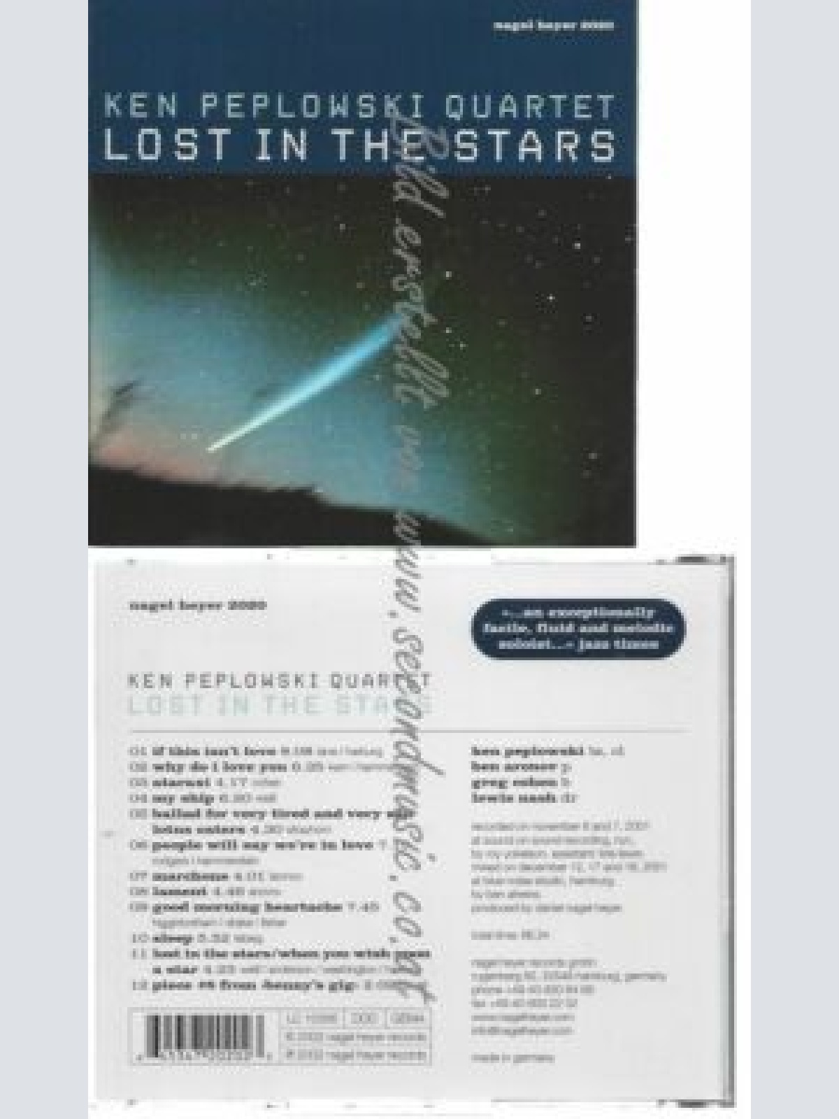 CD--KEN PEPLOWSKI | --LOST IN THE STARS