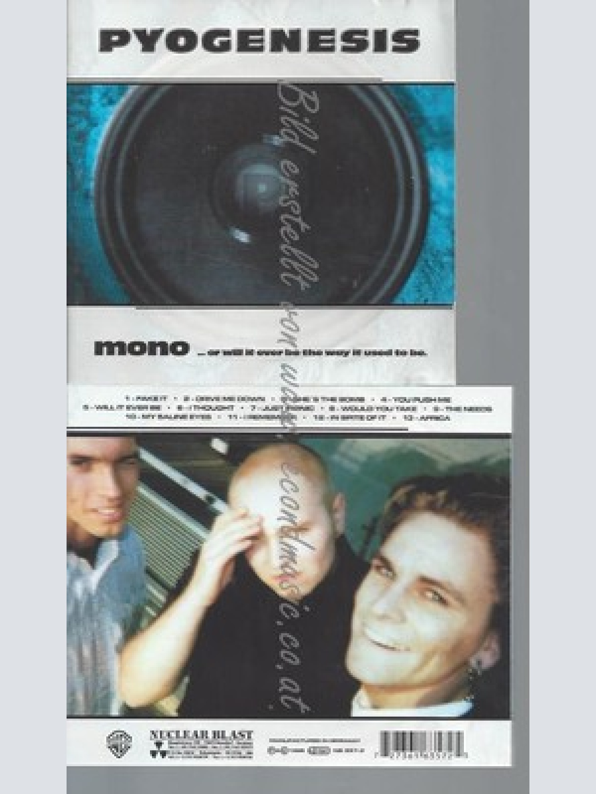 CD--PYOGENESIS--MONO...OR WILL IT EVER BE THE SAME WAY IT USED TO BE