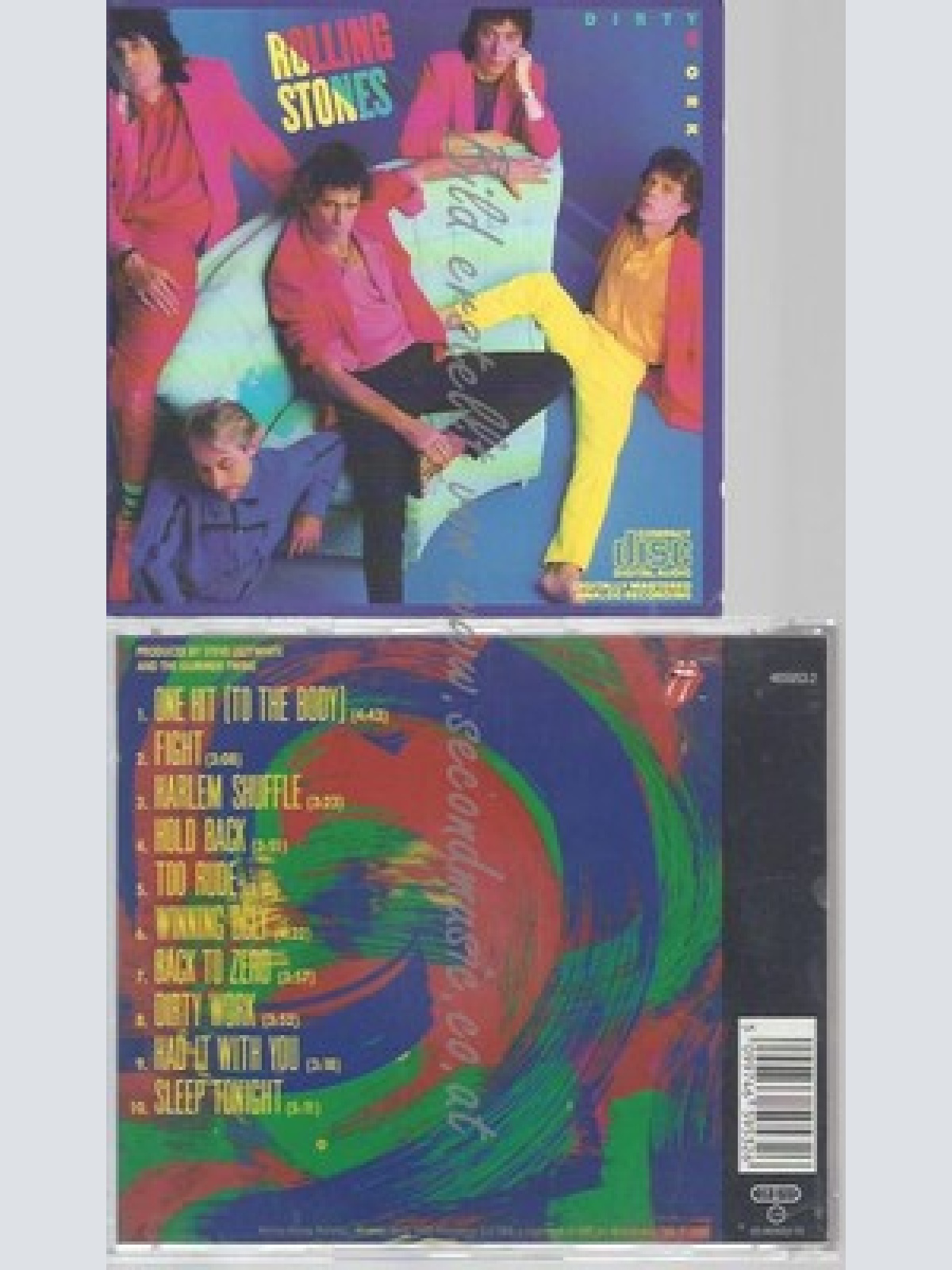 CD--THE ROLLING STONES--DIRTY WORK