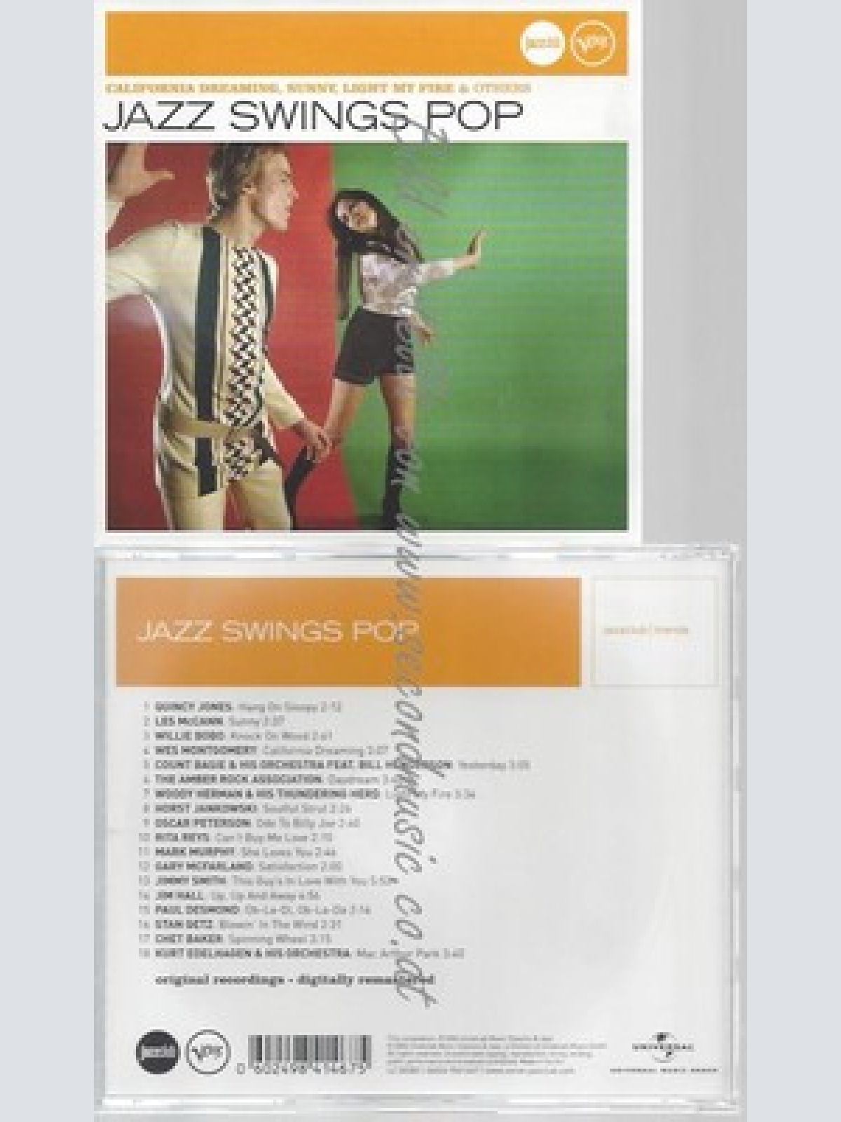 CD--VARIOUS--JAZZ SWINGS POP -JAZZ CLUB-